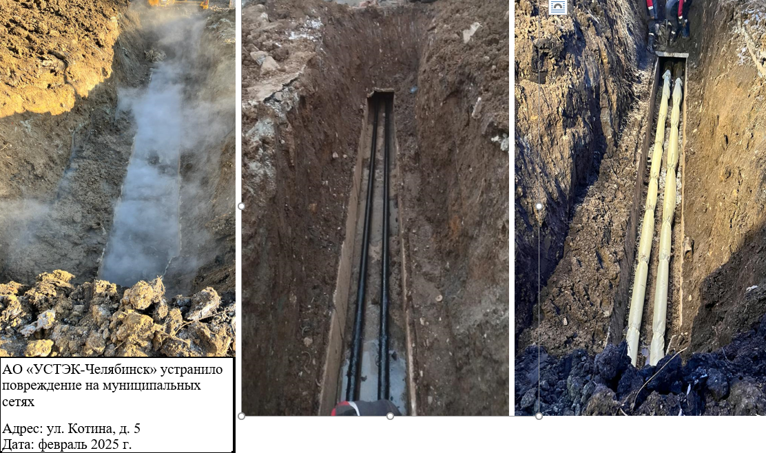 Устранение повреждений на улице Котина, 5