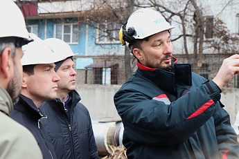 Глава города высоко оценил объем и качество работ АО «УСТЭК-Челябинск» по замене тепловых сетей 