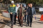Глава города Алексей Лошкин и Заместитель председателя Правительства, Министр жилищно-коммунального хозяйства Челябинской области Юрий Подшивалов посетили объект реконструкции АО «УСТЭК-Челябинск»