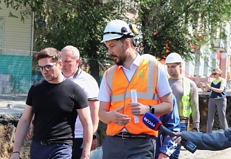 Глава города Алексей Лошкин оценил реконструкцию по улице Шоссе Металлургов