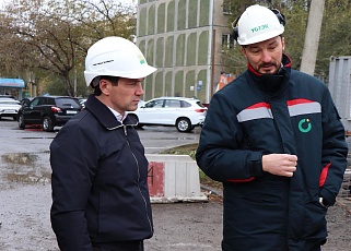 Глава города высоко оценил объем и качество работ АО «УСТЭК-Челябинск» по замене тепловых сетей 