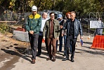 Глава города Алексей Лошкин и Заместитель председателя Правительства, Министр жилищно-коммунального хозяйства Челябинской области Юрий Подшивалов посетили объект реконструкции АО «УСТЭК-Челябинск»